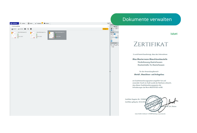 Screen Maschinenbau Zertifikatsverwaltung  Zentrale Verwaltung (1)